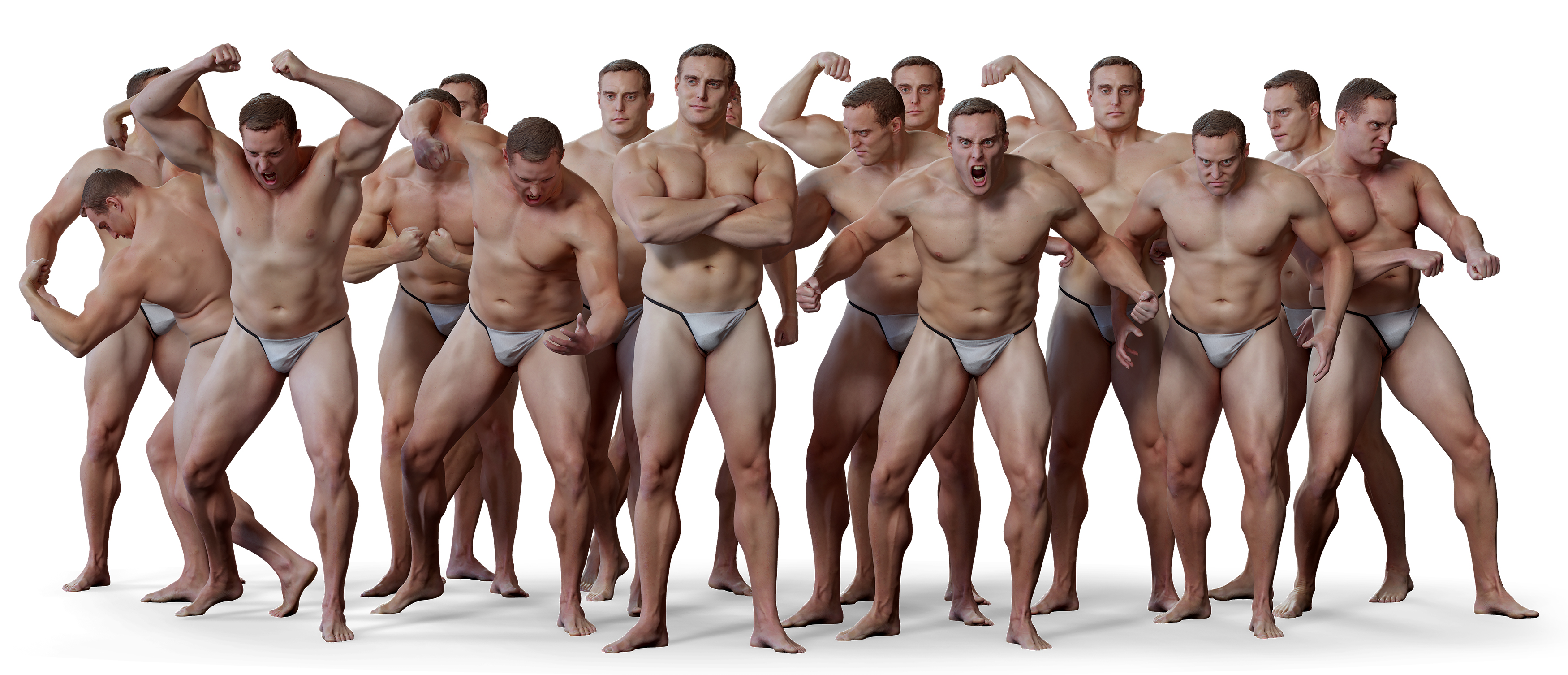 Male body 3d model download